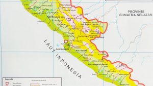 Peta Administrasi Provinsi Bengkulu