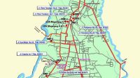 Peta Jalan Kota Megelang
