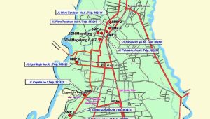 Peta Jalan Kota Megelang
