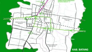 Peta Jalan Kota Pekalongan