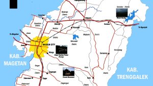 Peta Kabupaten Madiun
