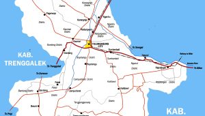 peta tulungagung map
