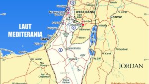 Peta Negara Israel