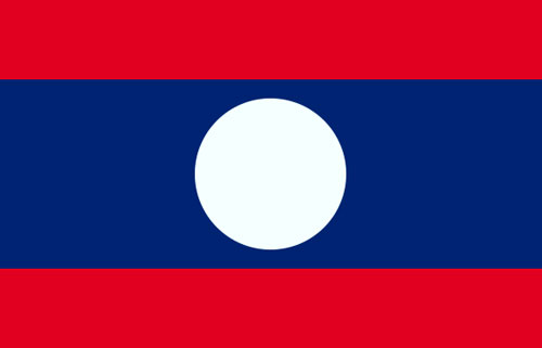 Bendera Negara Laos Gambar Bendera Negara Laos