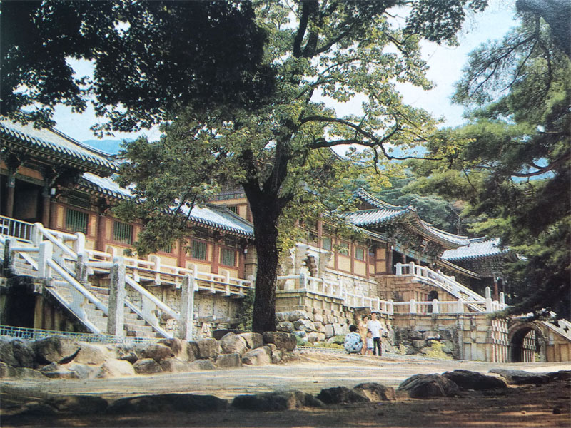 Kuil Pulkuksa di Korea Selatan Foto Kuil Pulkuksa di Korea Selatan