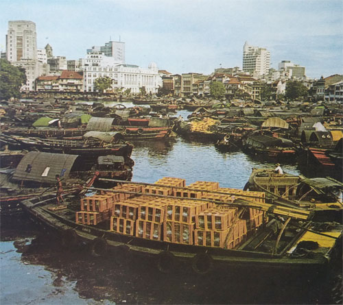 Pelabuhan Singapura Foto Pelabuhan di Singapura