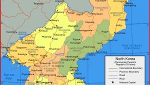 Peta Korea Utara