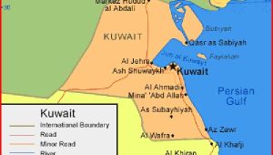 Peta Kuwait