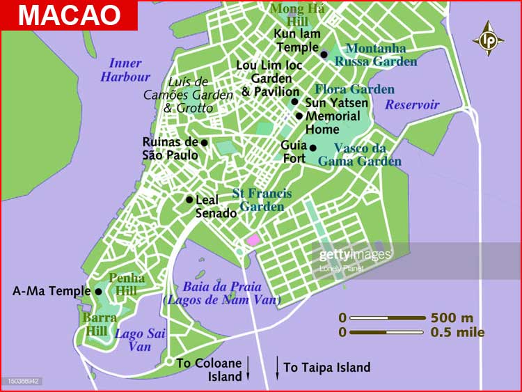 Peta Macao