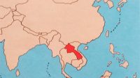 Peta letak Negara Laos