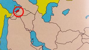 Peta letak negara Libanon