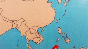 Peta letak negara Malaysia