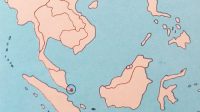 Peta letak negara Singapura
