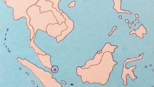 Peta letak negara Singapura