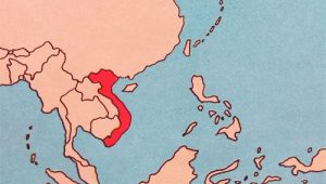 Peta letak negara Vietnam