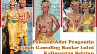 Pakaian Adat Pengantin Bagajah Gamuling Baular Lulut