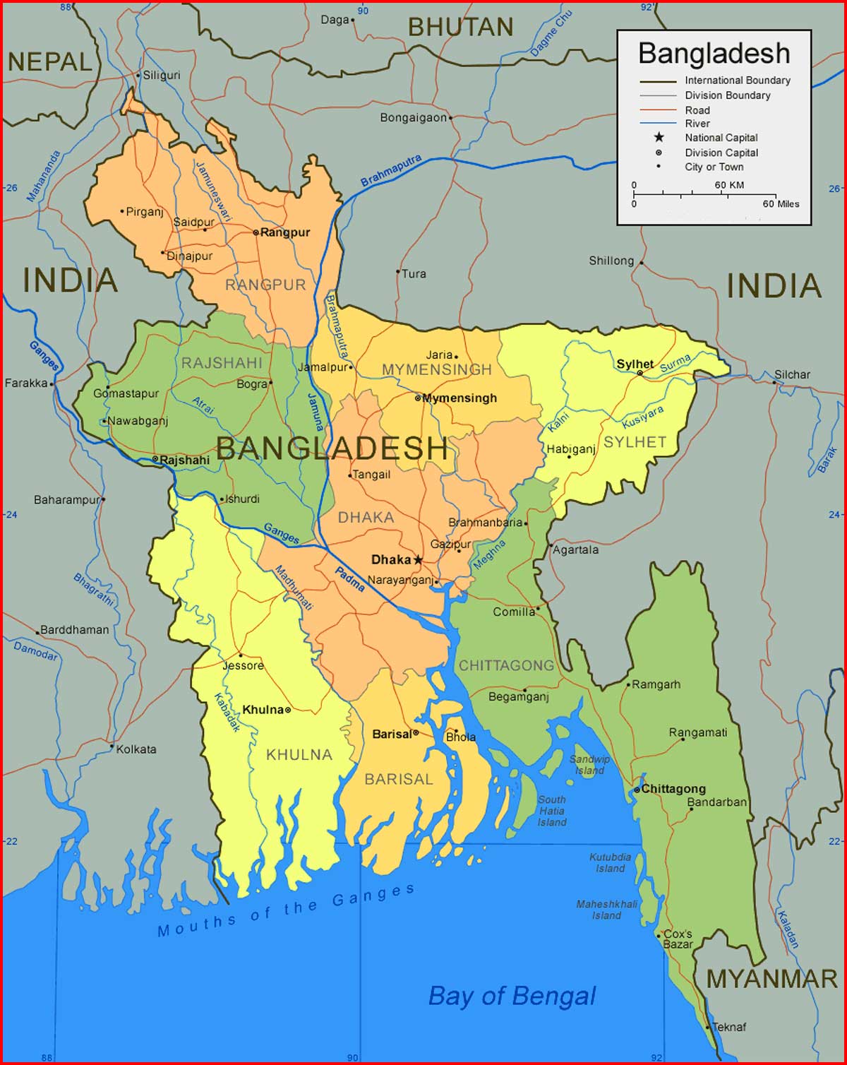 Bangladesh Map