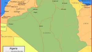Peta Wilayah Algeria