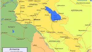 Peta wilayah Negara Armenia
