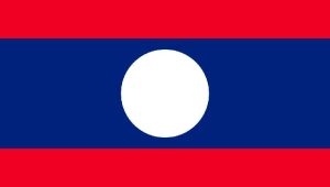 Bendera Laos terbaru