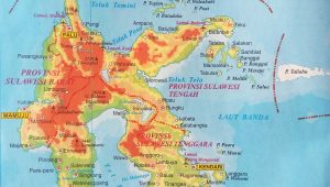 Peta Atlas Pulau Sulawesi