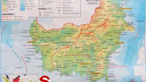 Peta Pulau Kalimantan ukuran besar