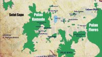 Peta Taman Nasional Komodo