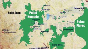 Peta Taman Nasional Komodo