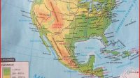 Peta Atlas Amerika Utara dan Amerika Tengah 2018