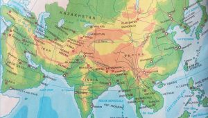 Peta Atlas Benua Asia 2018