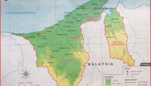 Peta Negara Brunei Darussalam 2018