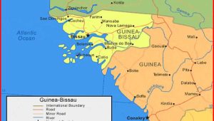 Peta Guinea Bissau