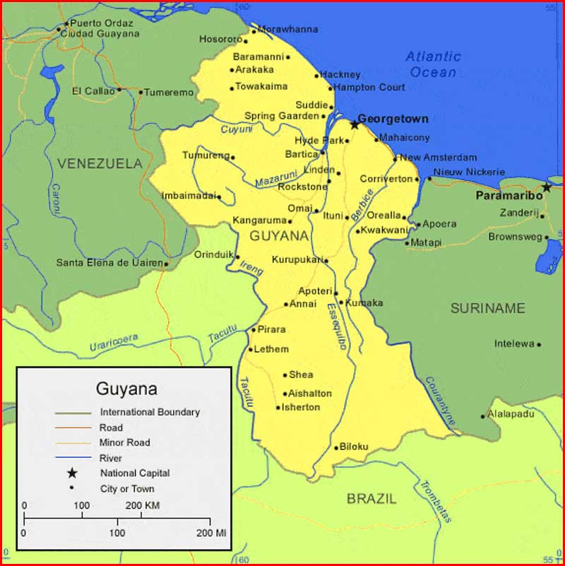 Peta Guyana