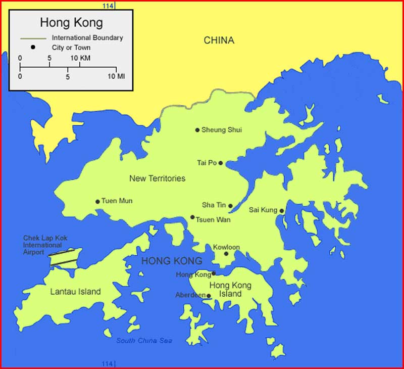 Peta Hong Kong