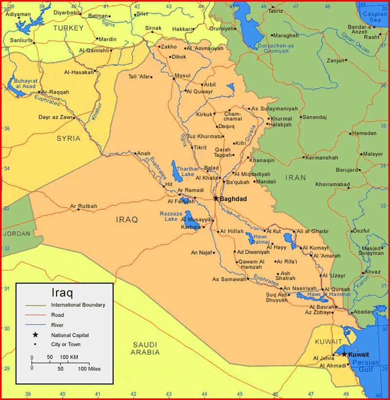 Iraq Map