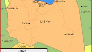Peta Libya