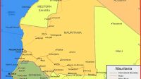 Peta Mauritania