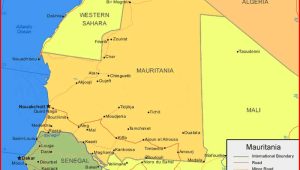 Peta Mauritania