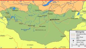 Peta Mongolia