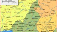 Peta Kamerun