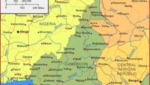 Peta Kamerun