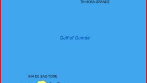 Peta Sao Tome dan Principe