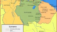 Peta Suriname