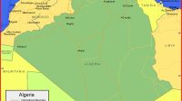 Algeria Map in Africa