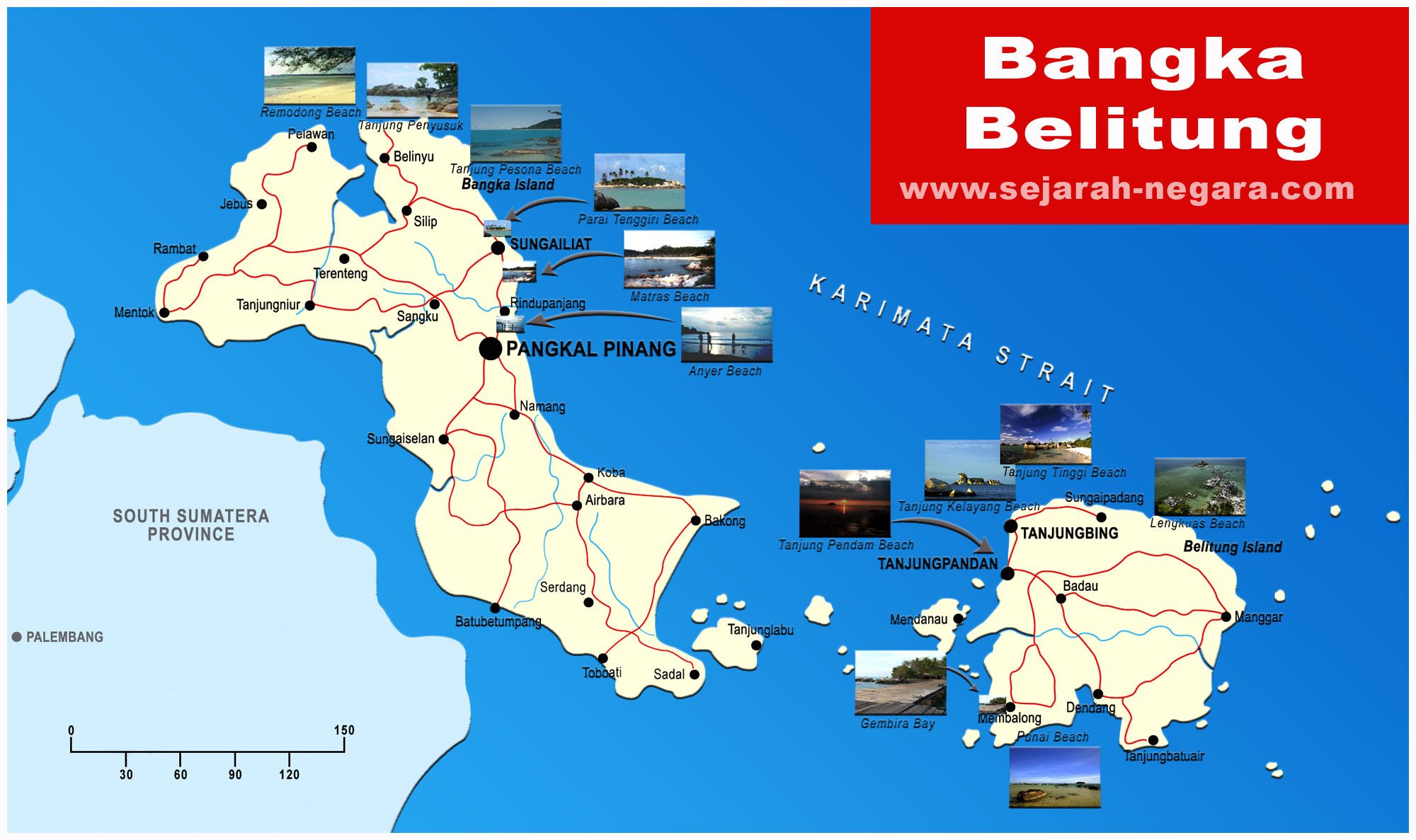 Bangka Belitung Map High Resolution image: Bangka Belitung Map High Resolution