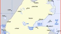 Djibouti on map
