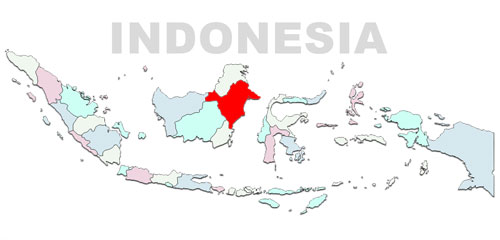 East Kalimantan Map Location image: East Kalimantan Map Location