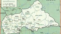 Map of Central African Republic
