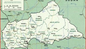 Map-of-Central-African-Republic Map of Central African Republic