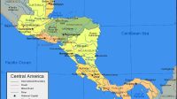 Map of Central America